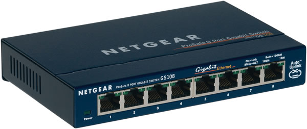 Matériel NETGEAR GS108  Potar, sonorisation live, concerts